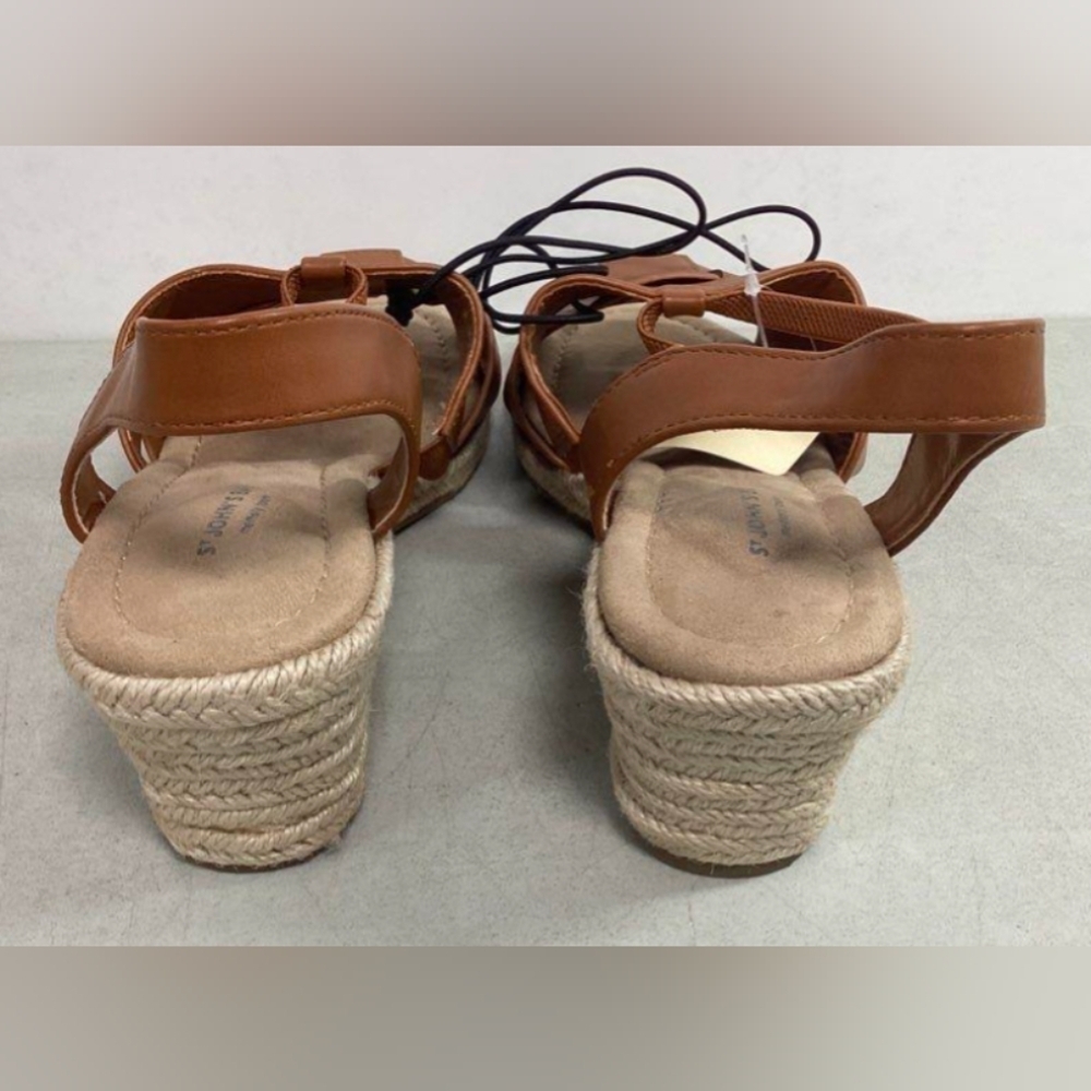 St John's Bay SJB Lexy Wedge Sandals Size 8.5 NWT MSRP $70 - Picture 3 of 5